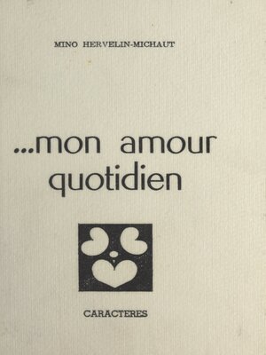 cover image of Mon amour quotidien